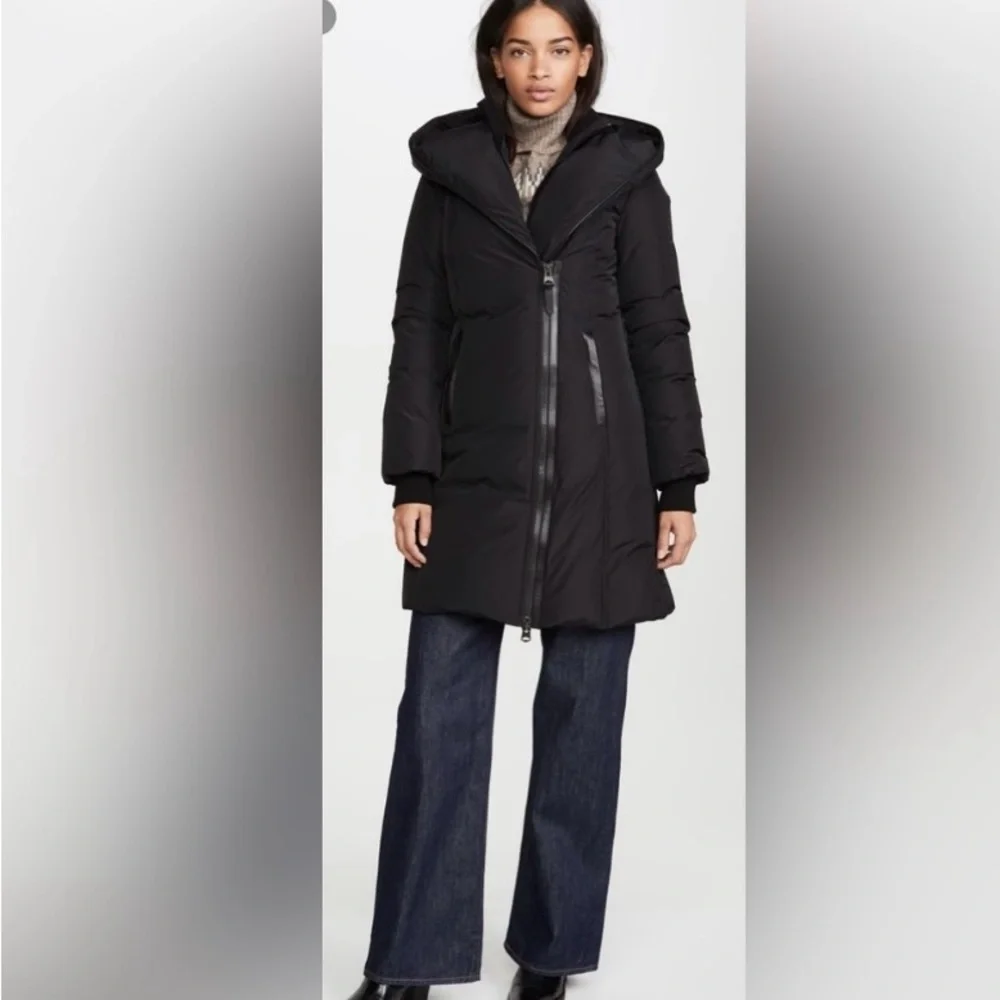 Mackage Black Puffer Jacket - Picture 1 of 8